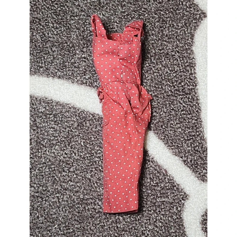 Vintage 1960's Barbie Doll PAK Rust Red Polka Dot Sheath Dress